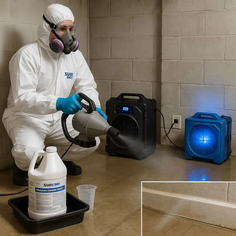 Sanitization and Odor Removal process in Marshall, VA
