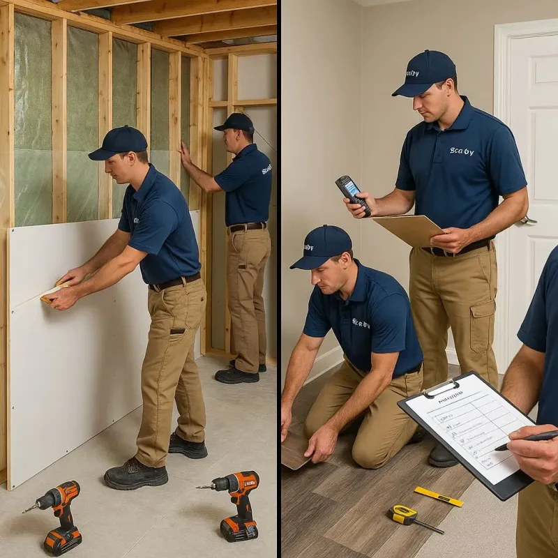 Repairs and Reconstruction process in Marshall, VA